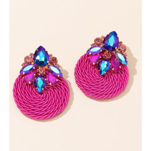 Boucles d'oreilles avec strass - SHEIN - Modalova