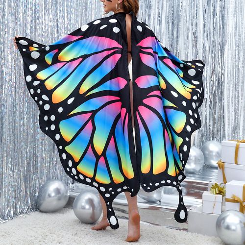 Cape à imprimé papillon Costume & Masque de sommeil - SHEIN - Modalova