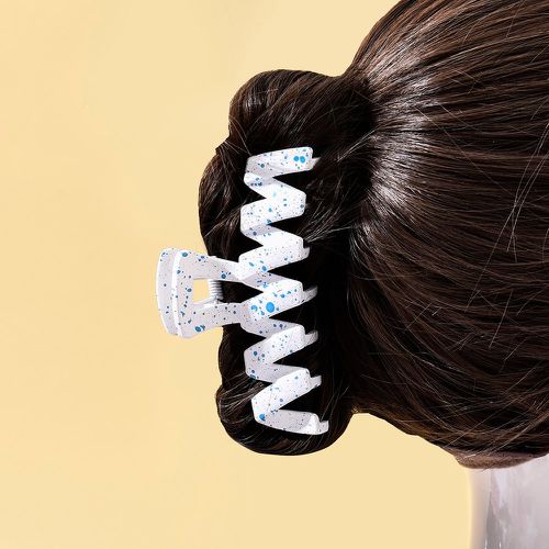 Pièces Griffe à cheveux à imprimé encre d'éclaboussure design vague - SHEIN - Modalova