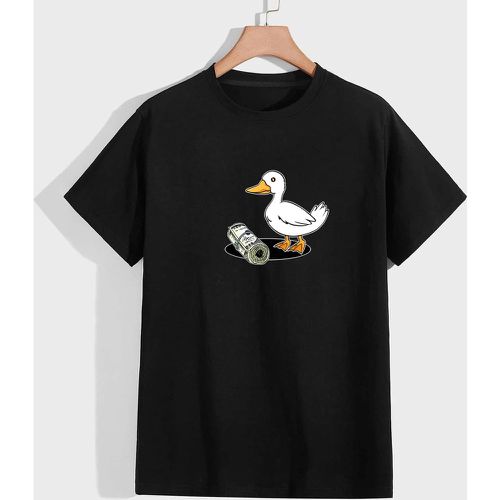 T-shirt canard dessin animé graphique - SHEIN - Modalova