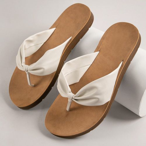 Sandales larges en cuir PU - SHEIN - Modalova