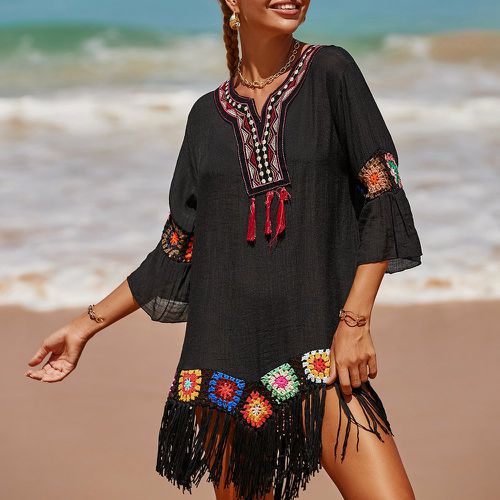 Robe de plage à franges en crochet - SHEIN - Modalova