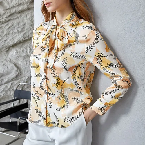 Blouse en soie - SHEIN - Modalova