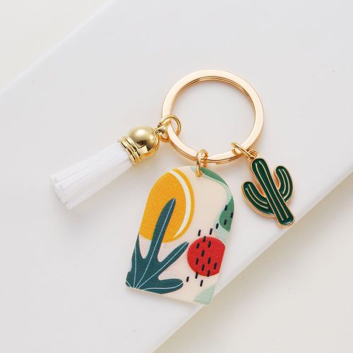 Porte-clés cactus & à franges - SHEIN - Modalova