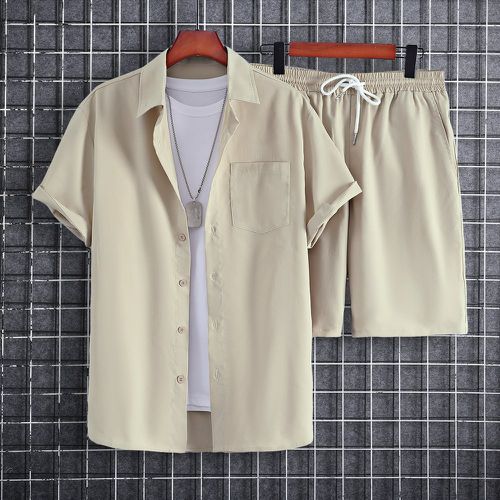 Chemise à poche & Short (sans t-shirt) - SHEIN - Modalova