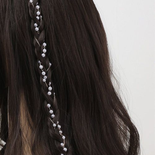 Épingle à cheveux chaîne & à fausse perle - SHEIN - Modalova