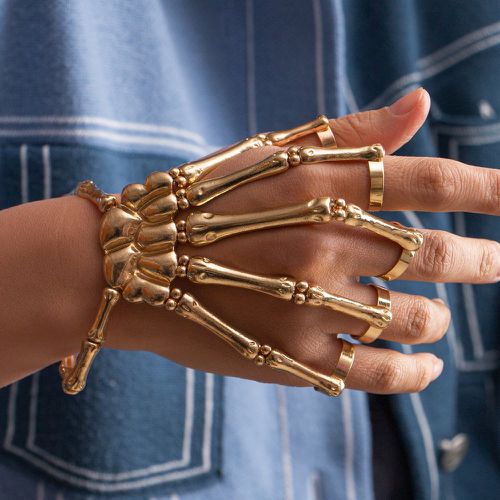Bracelet à doigt design main de squelette - SHEIN - Modalova