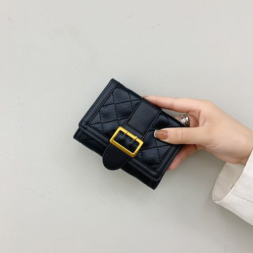 Petit portefeuille minimaliste à couture - SHEIN - Modalova