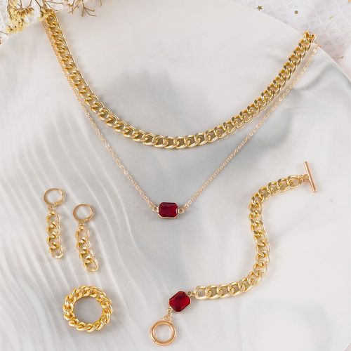 Pièces Set de bijoux à détail géométrique - SHEIN - Modalova