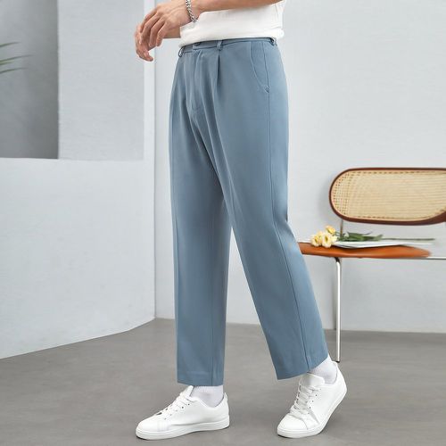 Pantalon tailleur à détail plié - SHEIN - Modalova