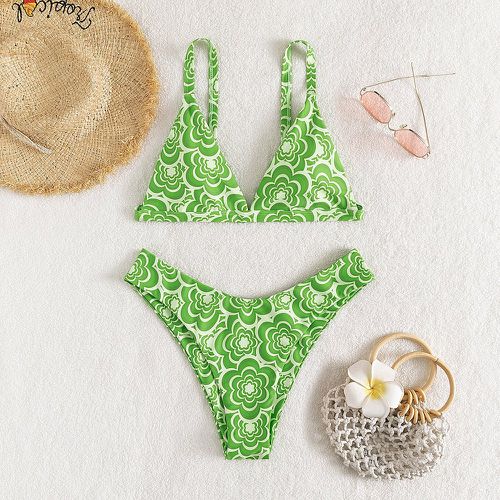 Bikini à imprimé fleur - SHEIN - Modalova