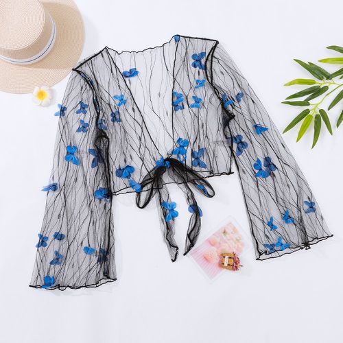Kimono papillon applique à nœud - SHEIN - Modalova