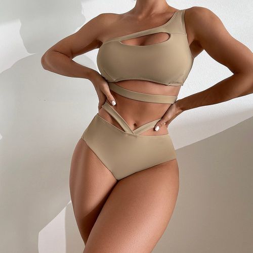 Bikini découpe asymétrique - SHEIN - Modalova