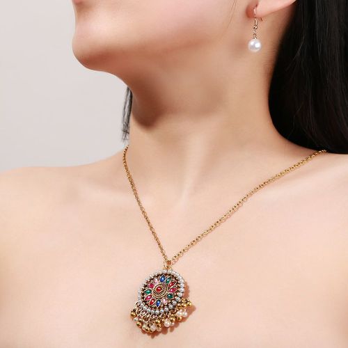 Pièces Set de bijoux fausse perle & avec strass - SHEIN - Modalova