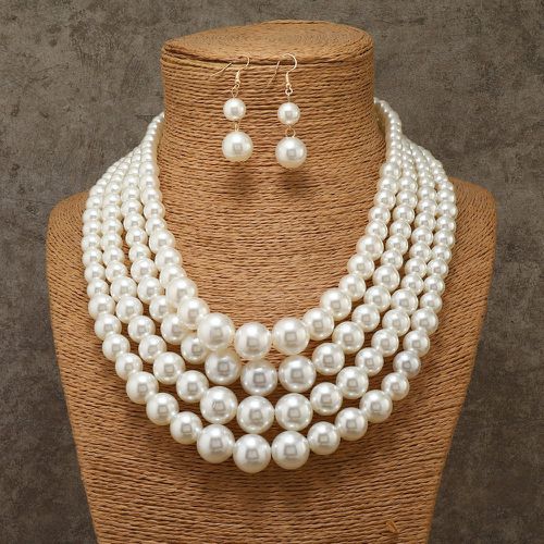 Pièces Set de bijoux à fausse perle - SHEIN - Modalova