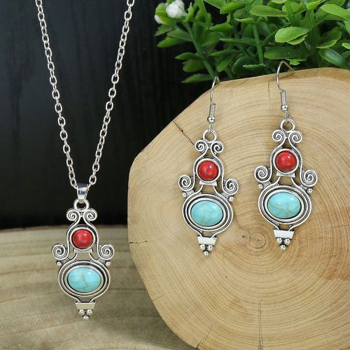 Pièces Set de bijoux à détail turquoise - SHEIN - Modalova
