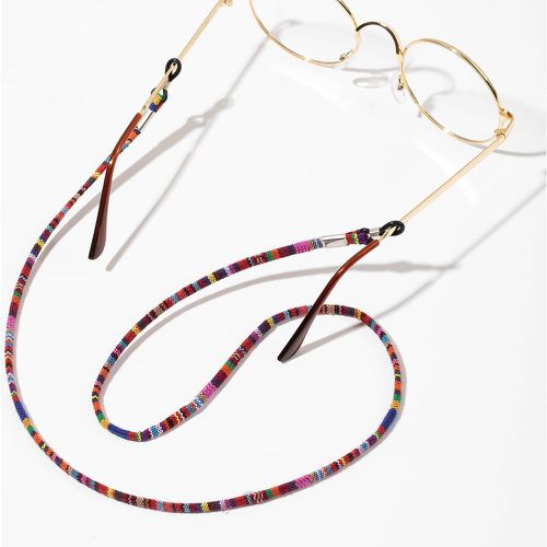 Chaîne de lunettes à blocs de couleurs tissé - SHEIN - Modalova