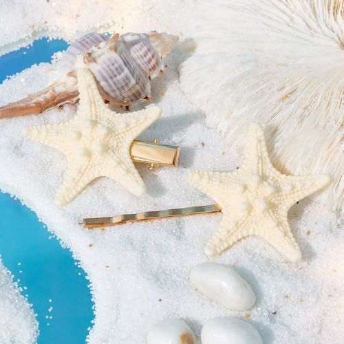 Pièces Épingle à cheveux à détail d'étoile de mer - SHEIN - Modalova