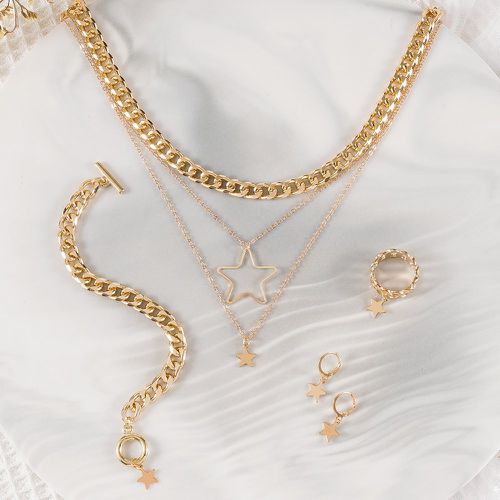 Pièces Set de bijoux à pendentif d'étoile - SHEIN - Modalova