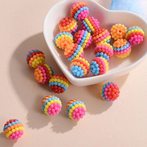 Pièces Perle à blocs de couleurs - SHEIN - Modalova
