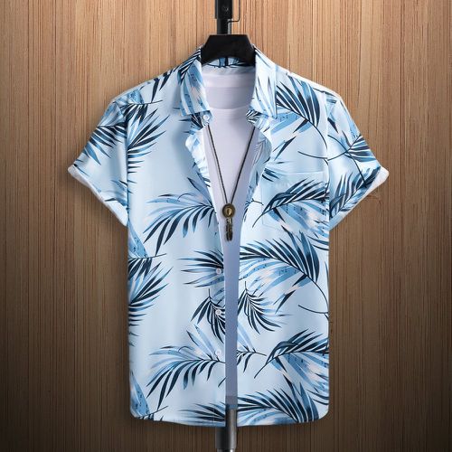 Chemise à imprimé tropical à poche (sans t-shirt) - SHEIN - Modalova
