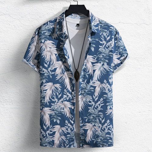 Chemise avec imprimé tropical sans t-shirt - SHEIN - Modalova