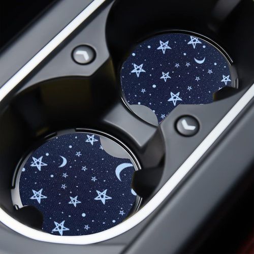 Pièces Sous-bock de voiture à imprimé étoile et lune - SHEIN - Modalova