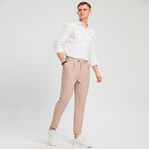Homme Pantalon tailleur à poches - SHEIN - Modalova