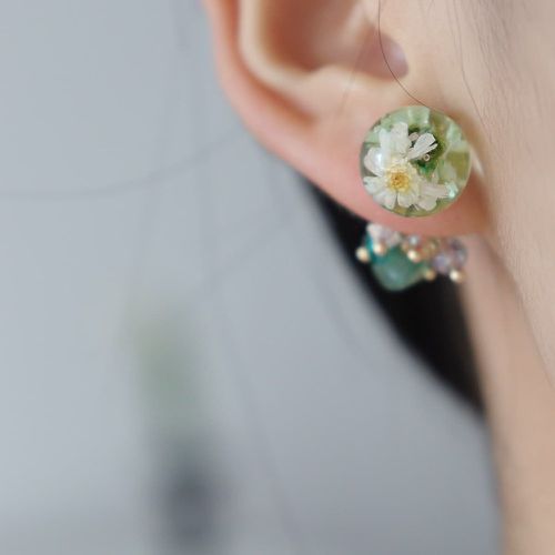 Boucle d'oreille à fleur - SHEIN - Modalova