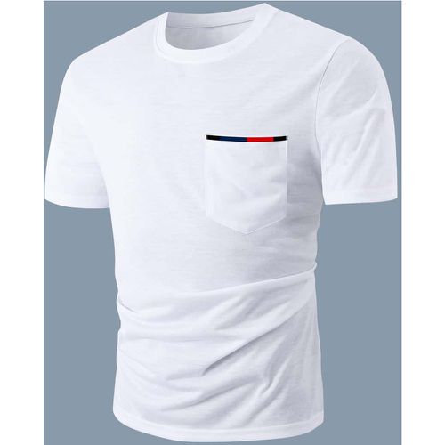 Homme T-shirt avec poche - SHEIN - Modalova