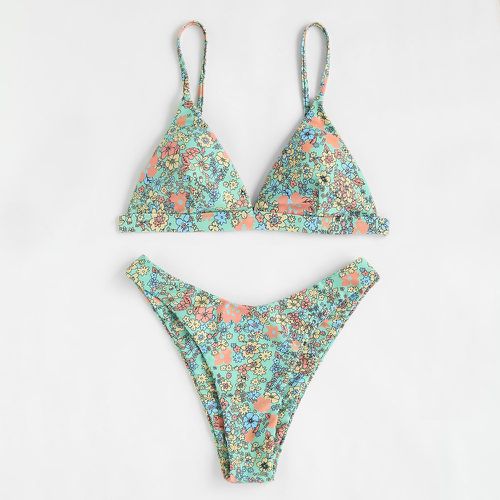 Bikini à imprimé floral aléatoire - SHEIN - Modalova