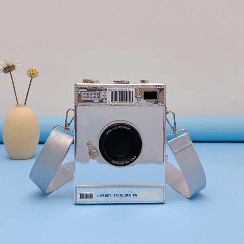 Sac boîte mini à applique lettre design caméra - SHEIN - Modalova