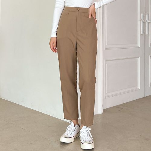 Pantalon tailleur taille haute avec poches - SHEIN - Modalova