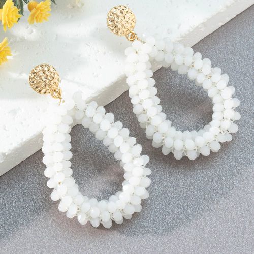 Boucles d'oreilles design goutte d'eau à perles - SHEIN - Modalova