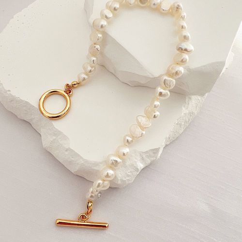 Bracelet perle à boucle ot - SHEIN - Modalova