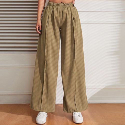 Pantalon ample taille élastique - SHEIN - Modalova