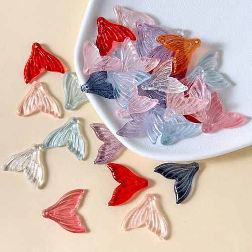 Pièces Pendentif DIY de couleur aléatoire poisson queue - SHEIN - Modalova