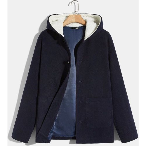 Manteau à double poches à capuche - SHEIN - Modalova