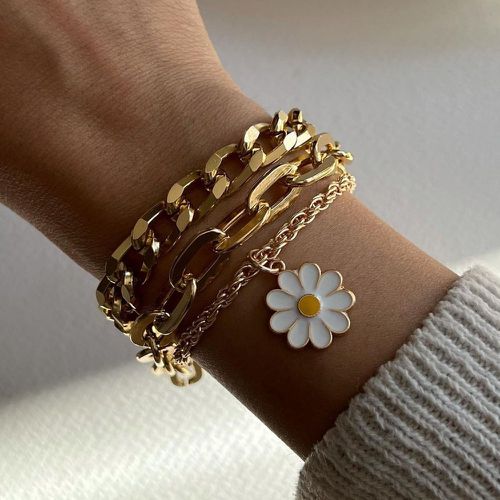 Pièces Bracelet à fleur - SHEIN - Modalova
