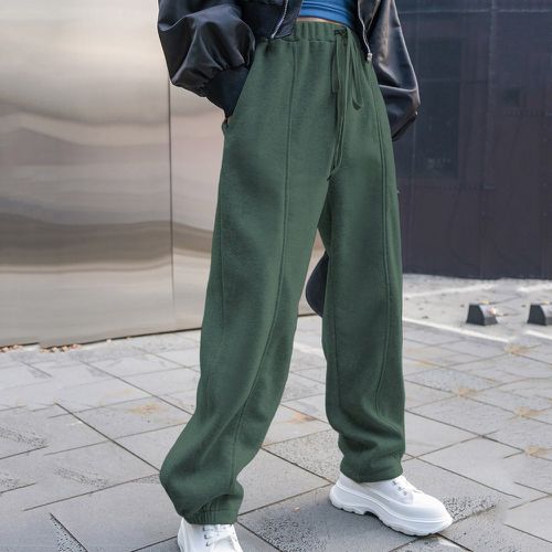 Pantalon de survêtement couture à nœud thermique - SHEIN - Modalova