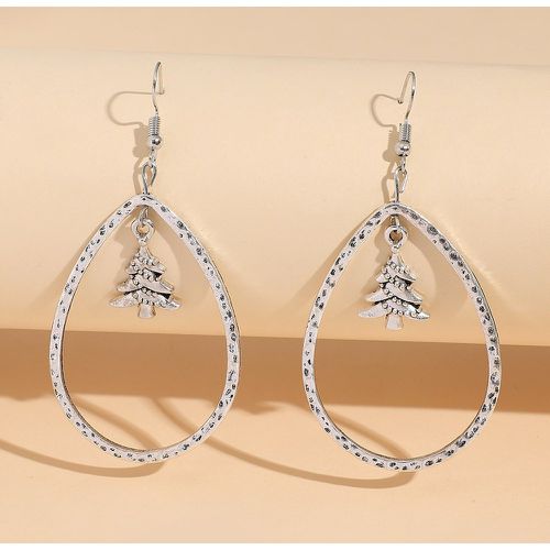Boucles d'oreilles à design goutte d'eau arbre de Noël & - SHEIN - Modalova