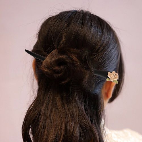 Pièces Épingle à cheveux rond et fleur - SHEIN - Modalova