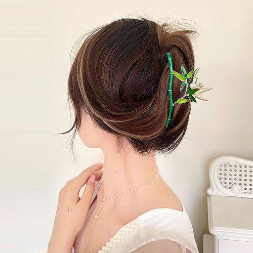 Griffe à cheveux à fausse perle bambou design - SHEIN - Modalova