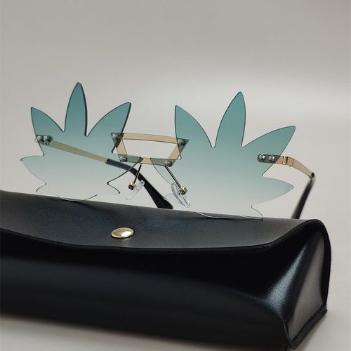 Lunettes de mode sans monture lotus design - SHEIN - Modalova