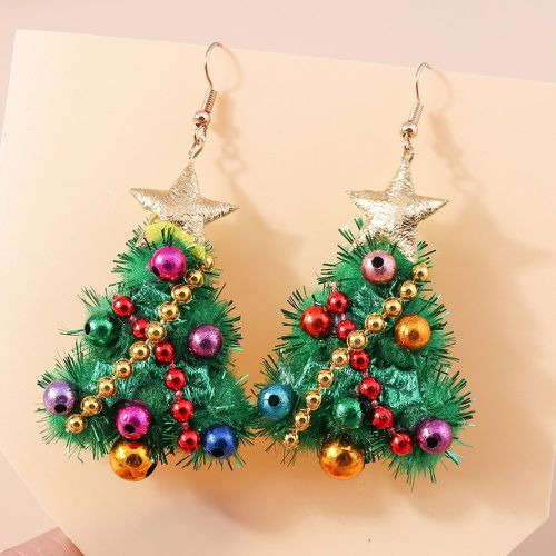 Pendants d'oreilles de couleur aléatoire arbre de Noël - SHEIN - Modalova