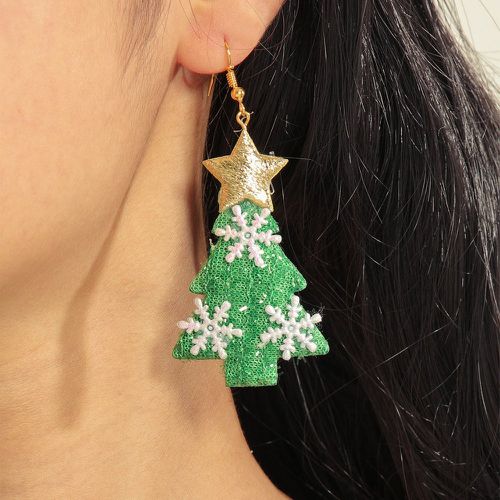 Pendants d'oreilles Noël étoile & flocon de neige arbre - SHEIN - Modalova