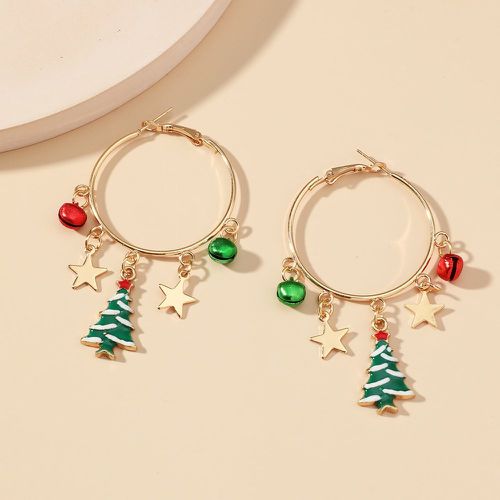Pendants d'oreilles arbre de Noël et étoile - SHEIN - Modalova