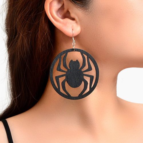 Pendants d'oreilles ronds à motif araignée - SHEIN - Modalova