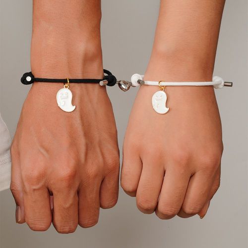 Pièces Bracelet couple magnétique à breloque de fantôme - SHEIN - Modalova