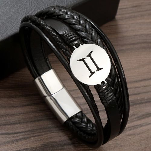 Bracelet multicouche Gémeaux symbole à détail rond - SHEIN - Modalova